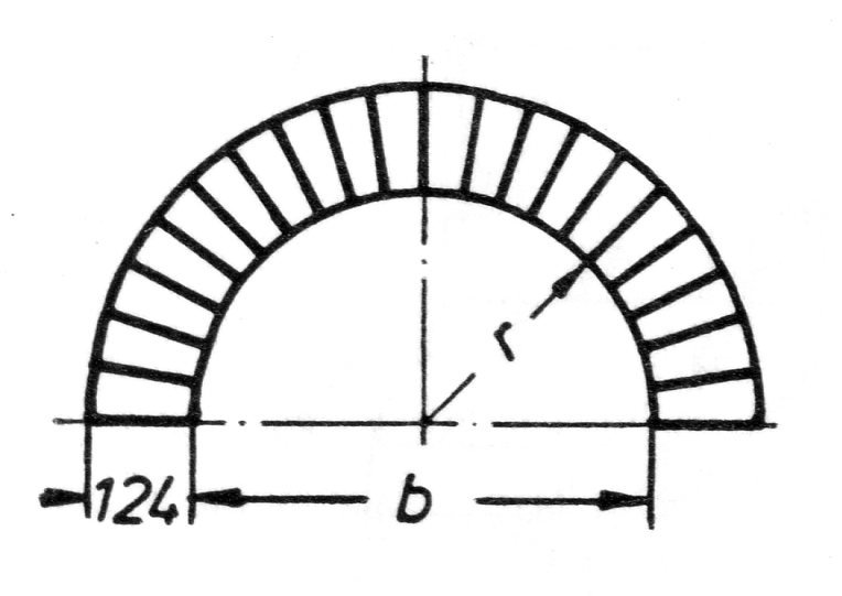 Halbwlber  Steinbackofengewlbe  SBG1100/1500